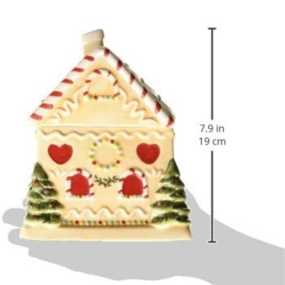 Spode Accessories Spode Christmas Tree Gingerbread House Candy Jar